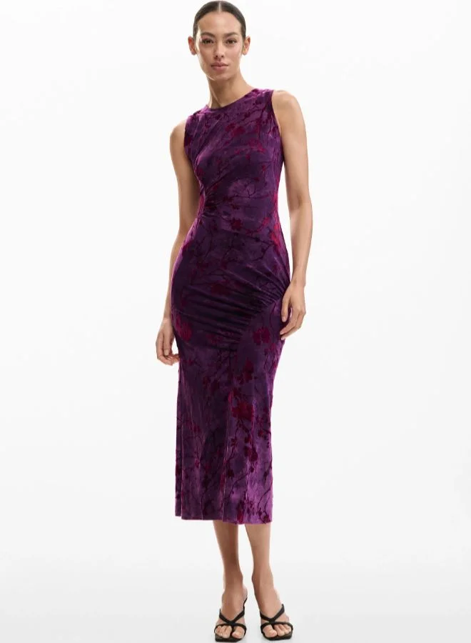 DESIGUAL Oriental Midi Dress